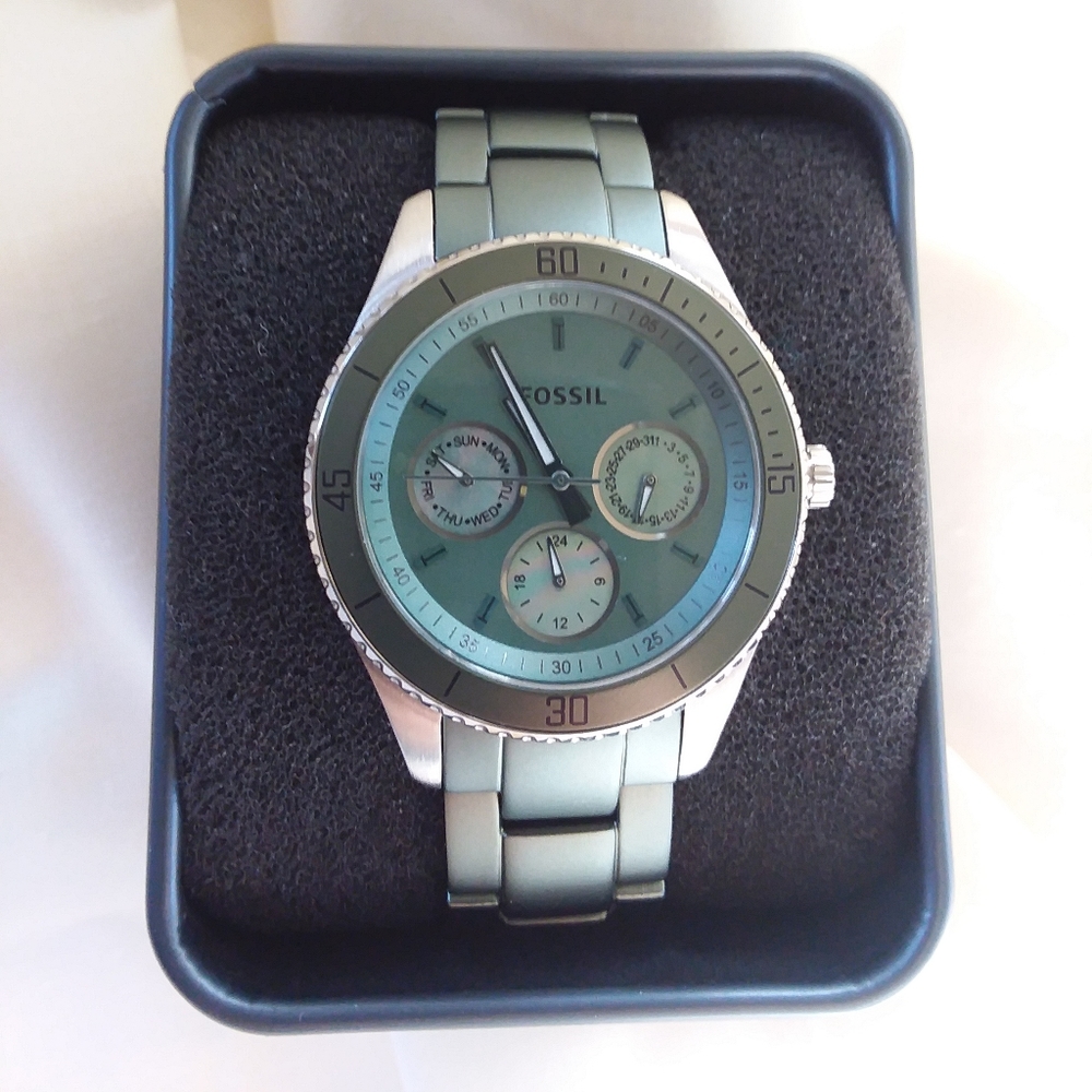 Fossil Green Women's Watch